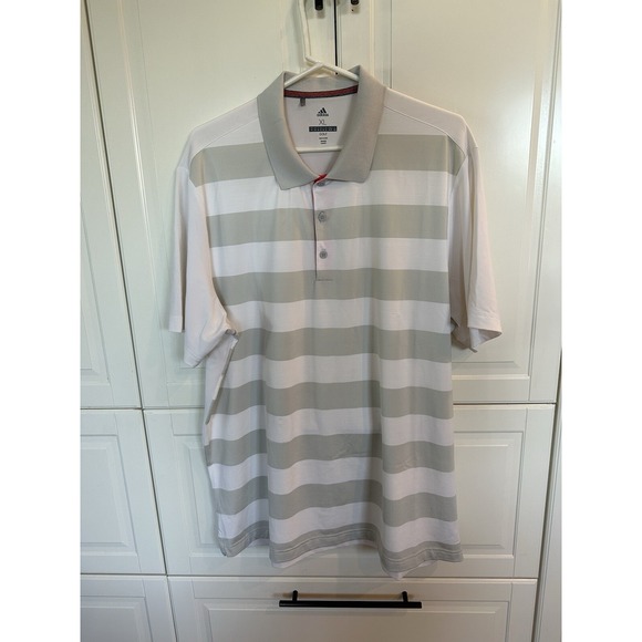 adidas Other - Men's XL Adidas Polo Golf Shirts - Lightly Worn,  White/Gray